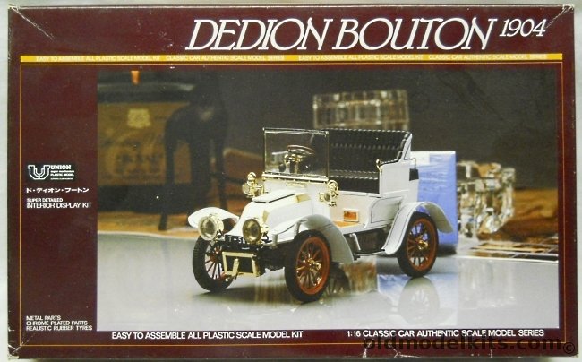 Union 1/16 1904 De Dion Bouton, C-04-1200 plastic model kit